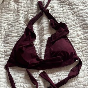 Size small bikini top with ruffles